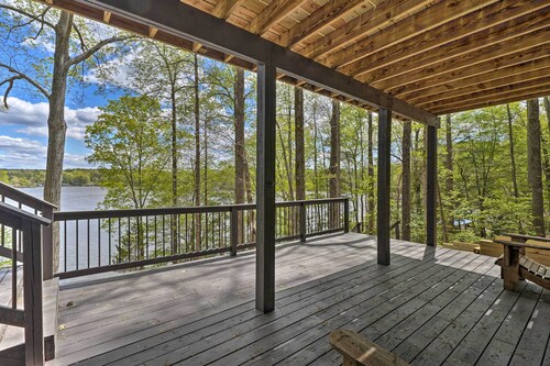 Waterfront Cottage w/ Boat Dock & 3 Decks!
