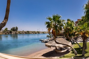 Sun loungers, beach towels