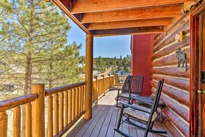 House (2 Bedrooms) | Interior - Classic Colorado Log Home w/ Mountain Views! (Florissant)