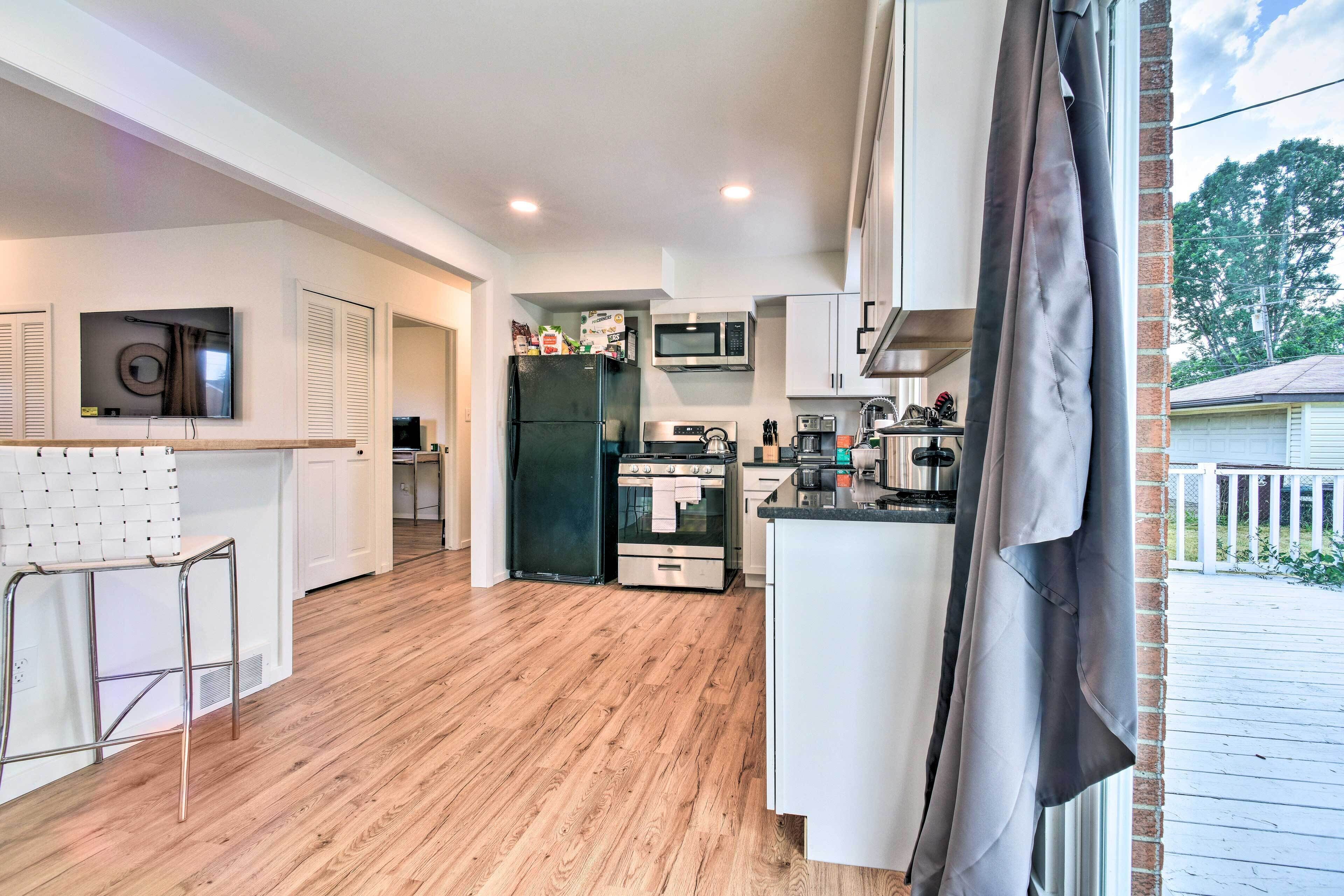 Cozy Center Line Home w/ Fenced Yard & Office