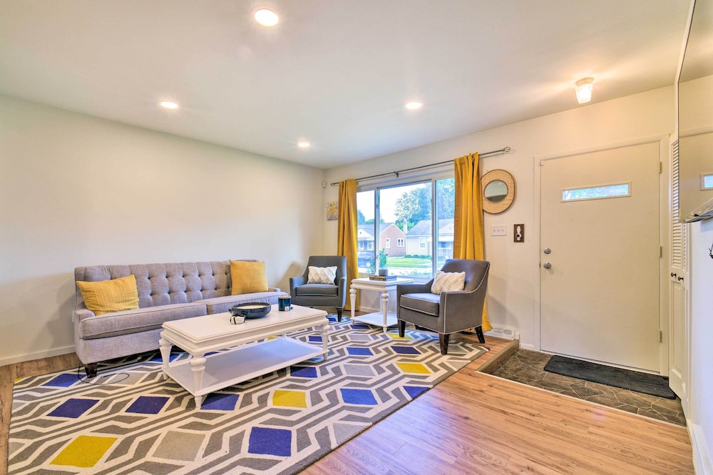 Cozy Center Line Home w/ Fenced Yard & Office
