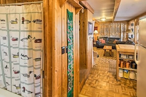 House (3 Bedrooms) | Interior - Boat Dock & Beach: Charming Stop Island Cabin (International Falls)