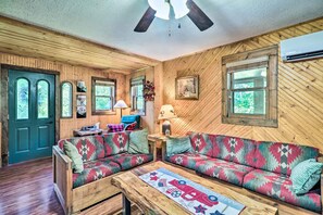 House (1 Bedroom) | Interior - Rustic Cabin w/ Patio & Pond on Blue Ridge Parkway (Ennice)