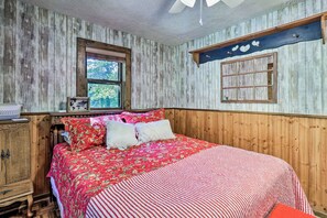 House (1 Bedroom) | Interior - Rustic Cabin w/ Patio & Pond on Blue Ridge Parkway (Ennice)