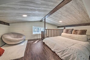 Huis (1 Bedroom) | 1 slaapkamer, een bureau, een laptopwerkplek