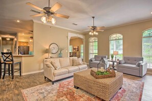 House (3 Bedrooms) | Interior - Happy Trails Hideout w/ New Bunk House & Hot Tub! (Emory)