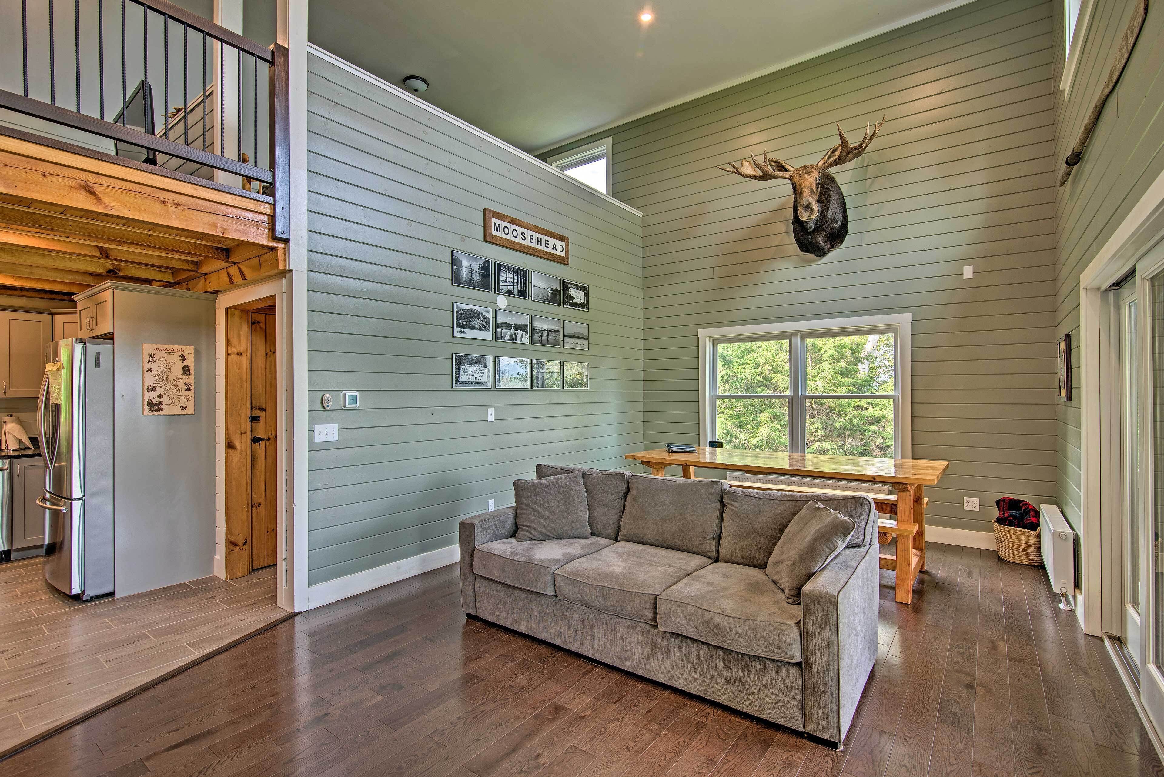 2-acre Lakefront Greenville Home w/ Cottage + Dock