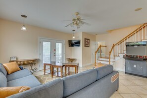 House (3 Bedrooms) | Front of property - 1 Mi to Beach Access: Spacious Orange Beach Duplex (Orange Beach)
