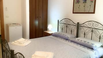 1 makuuhuone, vuodevaatteet