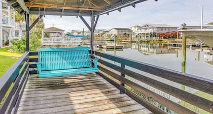 Gorgeous OIB Escape w/ Dock & Canal View!
