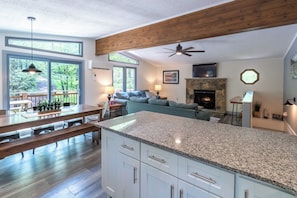 House (5 Bedrooms) | Interior - Walk to Lake: Family Home w/ Game Room, Deck & BBQ (Lake Harmony)