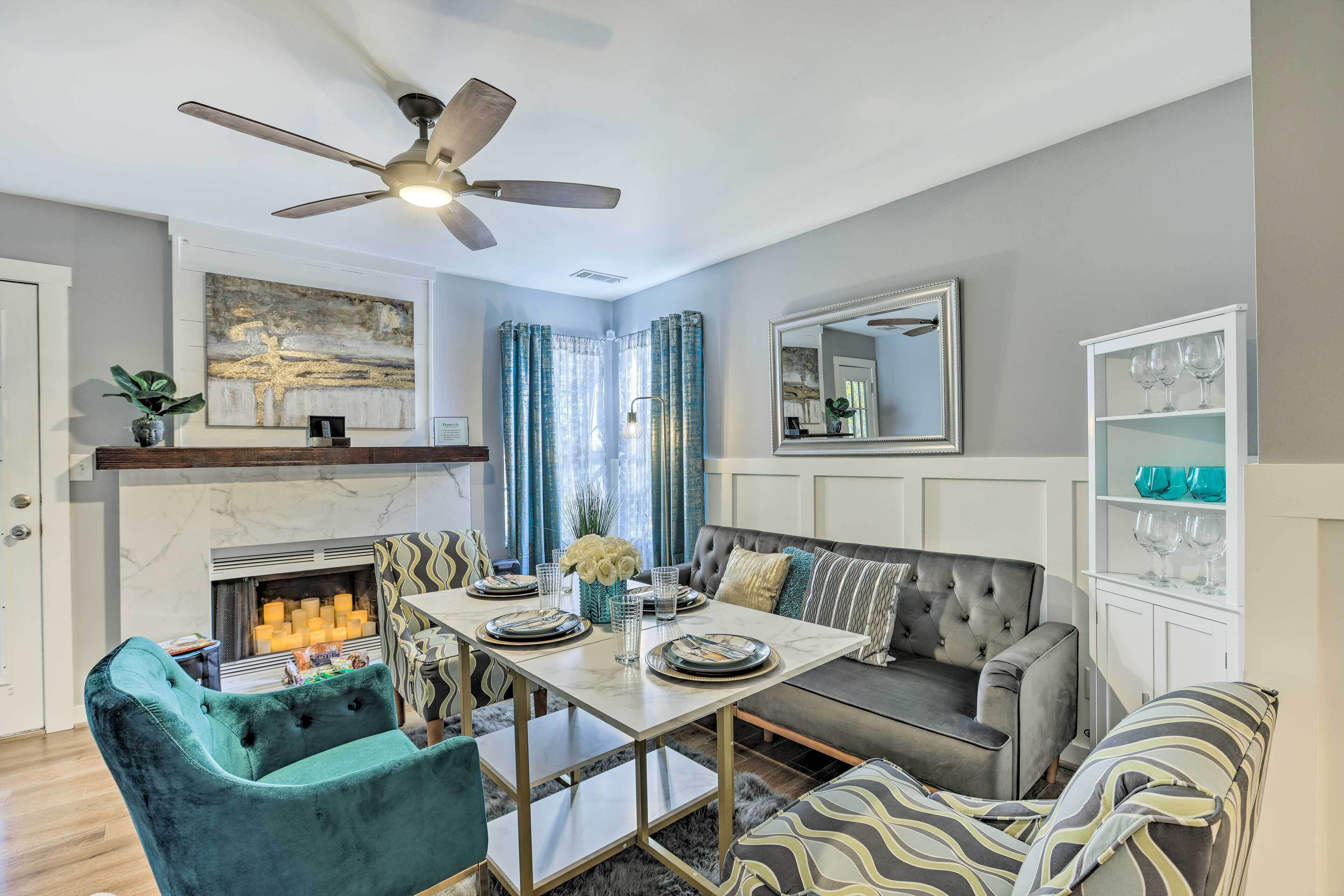 Chic Meadowbrook Condo ~ 12 Mi to Birmingham!