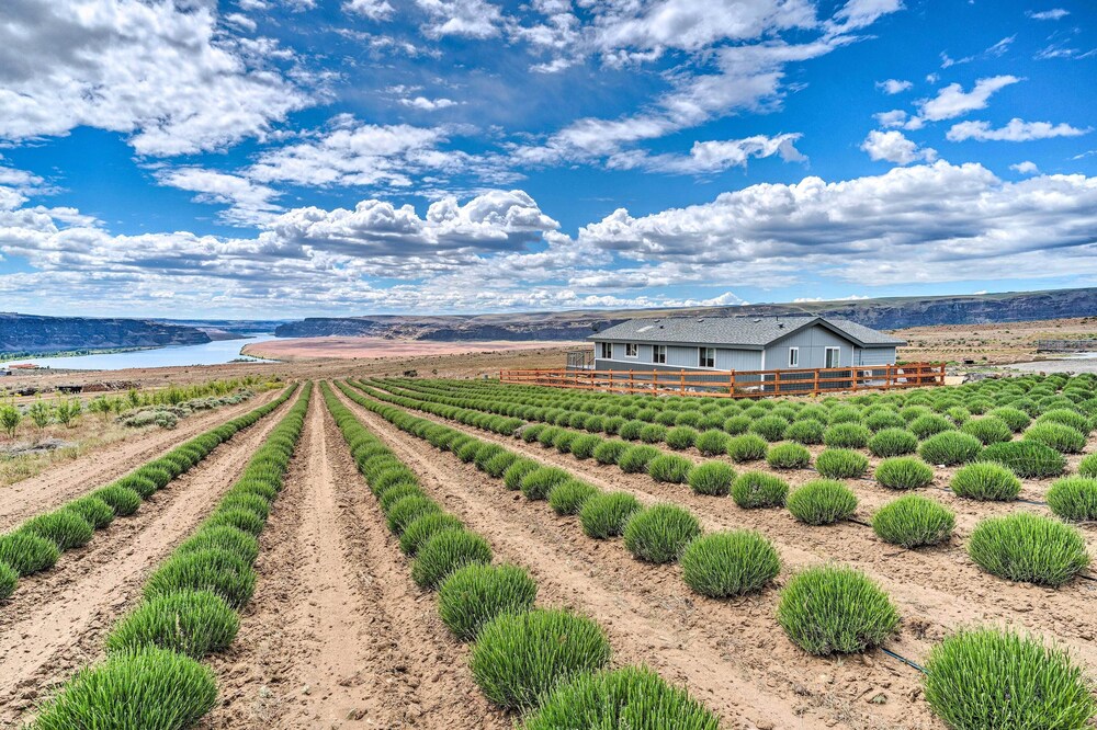 Quincy Home on Lavender Farm w/ River Views!