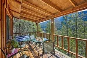 Front of property - Private 'yaak River Hideaway' w/ Deck & Mtn Views! (Troy)