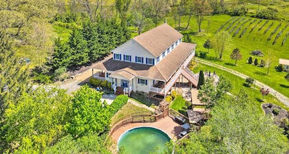 Stunning Former Winery w/ Pool & Mtn Views!