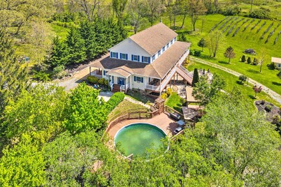 Stunning Former Winery w/ Pool & Mtn Views!