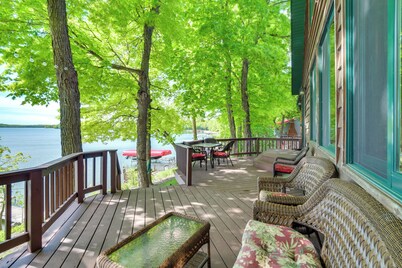 Waubun Lake Cabin w/ Private Dock + Fire Pit!