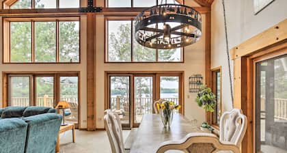 Waterfront Lake Tomahawk Cabin w/ Game Room!