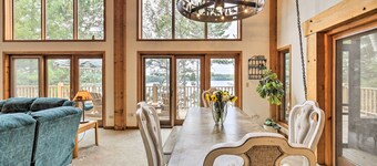 Waterfront Lake Tomahawk Cabin w/ Game Room!