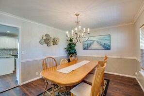 House (6 Bedrooms) | Interior - Game Room & Dock: Waterfront Granbury Lake Retreat (Granbury)