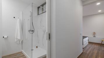 Shower, towels