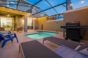 Terrace/patio - Stylish home Near Disney Free Waterpark 4407 (Kissimmee)