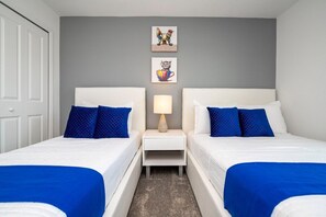 4 bedrooms, iron/ironing board, travel crib, free WiFi