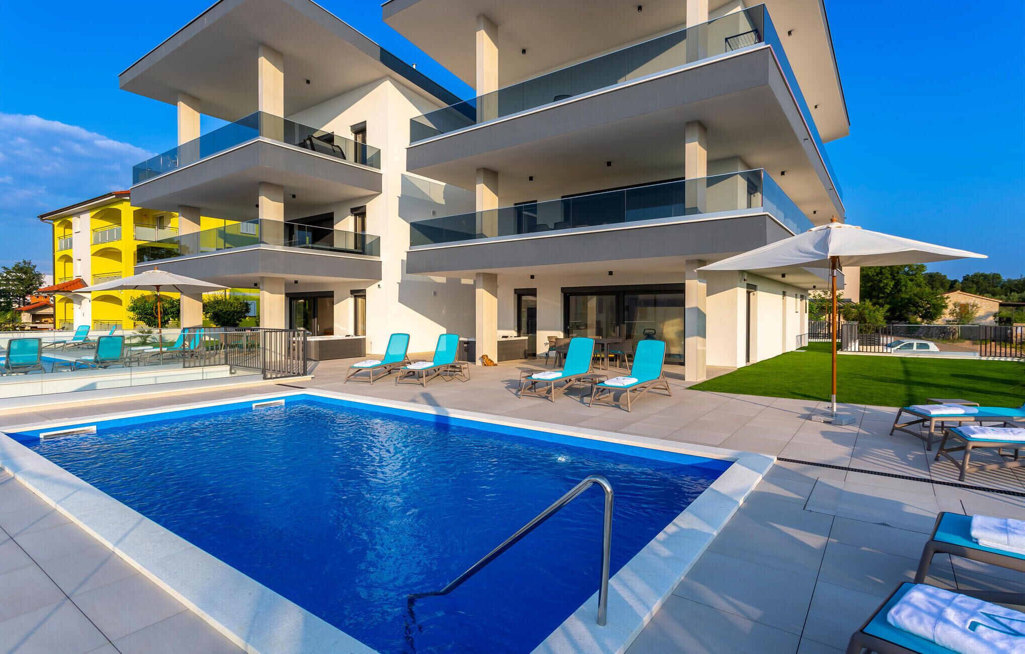 Una piscina climatizada