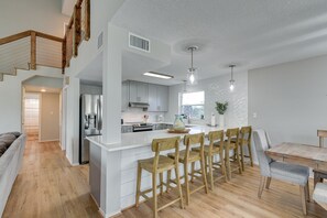 Interior - Canal Access & Decks: Bayfront Jamaica Beach House (Galveston)