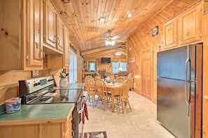 Interior - Charming Austin Cabin on 96 Acres of Land! (Austin)