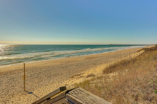 Chic Surf City Retreat w/ Pool < 1 Block to Beach!