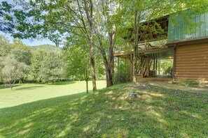House (2 Bedrooms) | Interior - Cozy Creekside Cabin w/ Fire Pit & Views! (Hayesville)