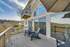 Terrace/patio - Blue Ridge Mountain Golf Resort Home w/ Views! (Roaring Gap)