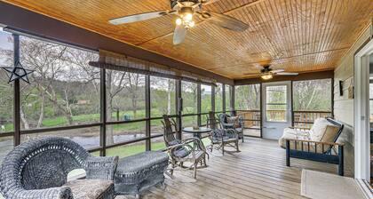 Fire Pit + Patio: Creekside Cabin in Eagle Rock!