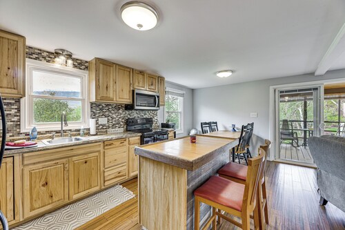 Fire Pit + Patio: Creekside Cabin in Eagle Rock!