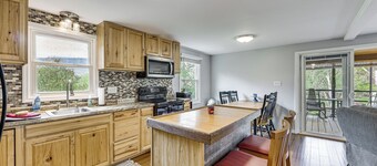 Fire Pit + Patio: Creekside Cabin in Eagle Rock!