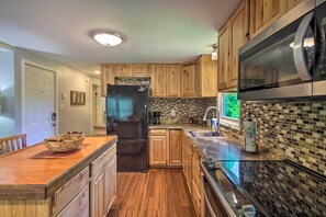 House (3 Bedrooms) | Interior - Rustic Cabin w/ Patio on Craig Creek: Pets Welcome (Eagle Rock)