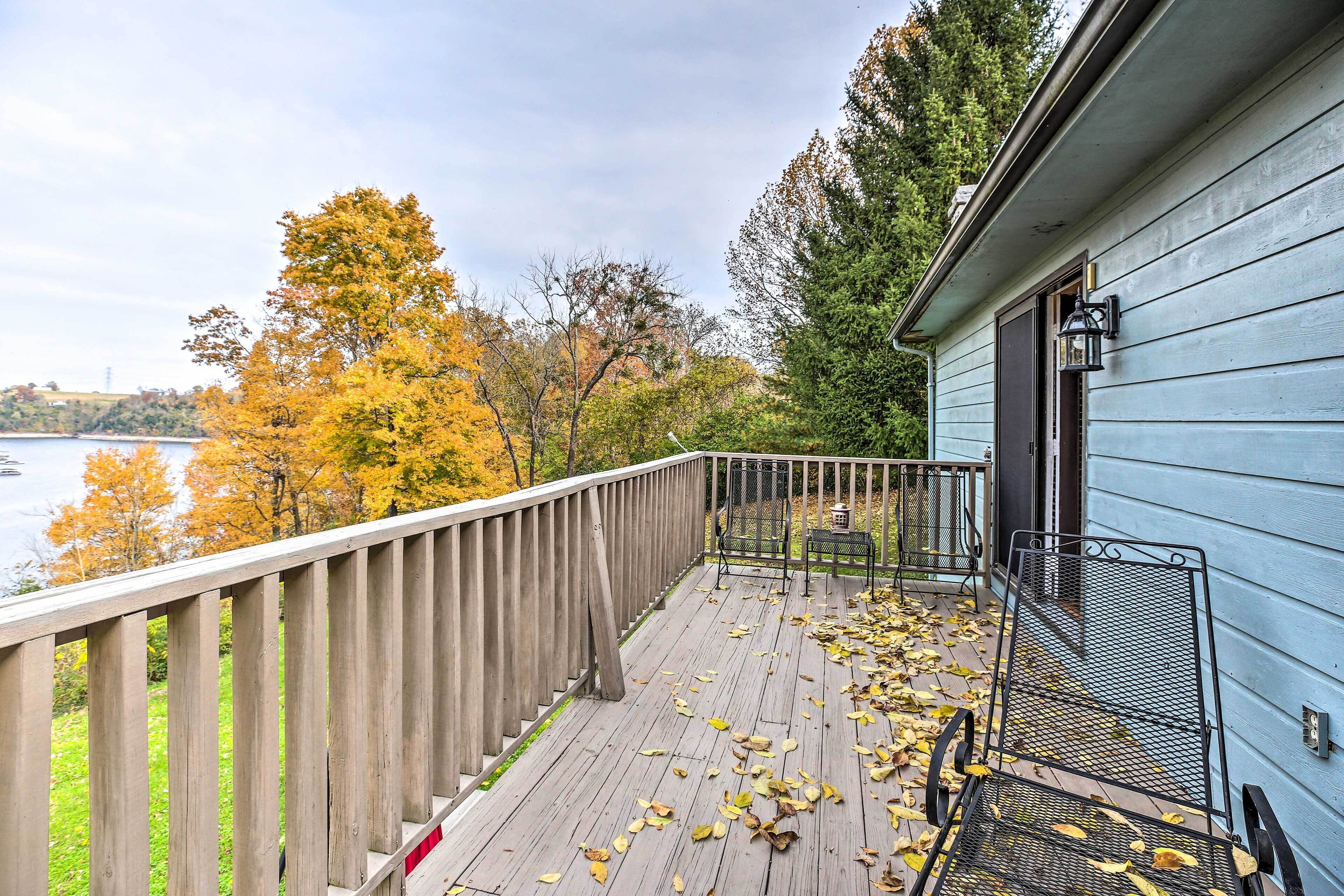 Cozy Getaway w/ Private Yard & Lake Views!