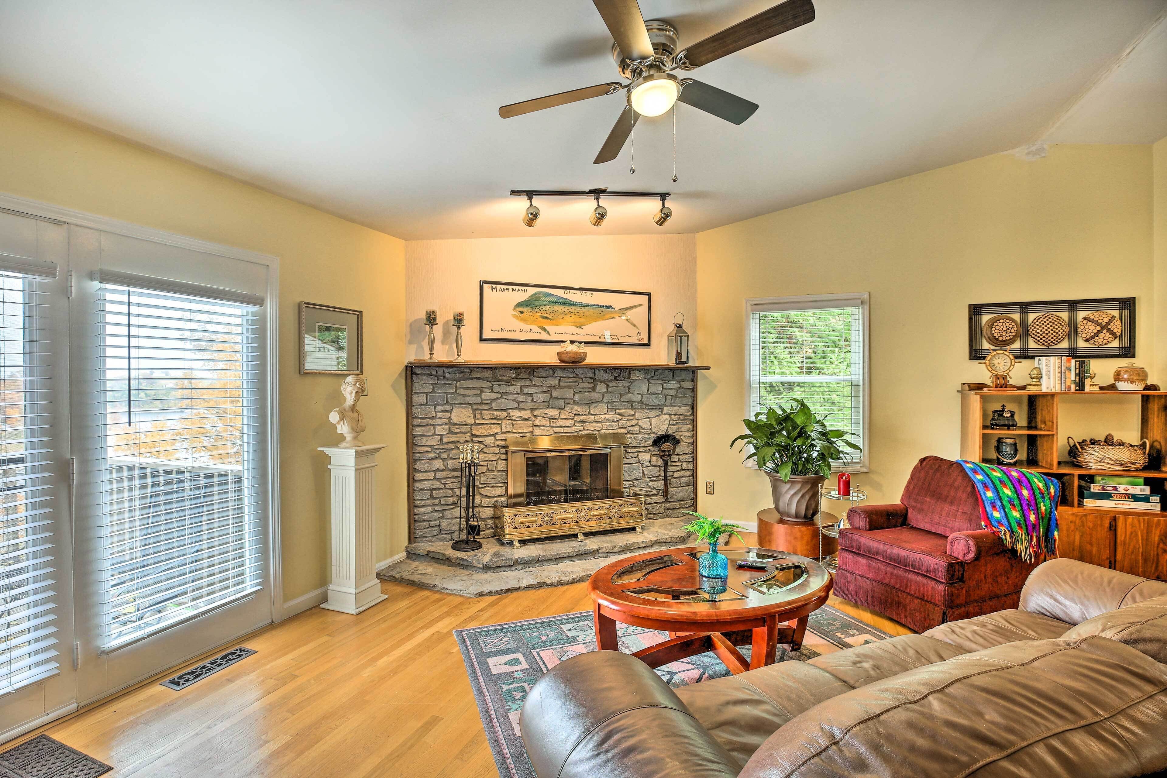 Cozy Getaway w/ Private Yard & Lake Views!