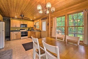 House (2 Bedrooms) | Interior - Cozy Riverfront Getaway: Fishing On-site! (Lacon)