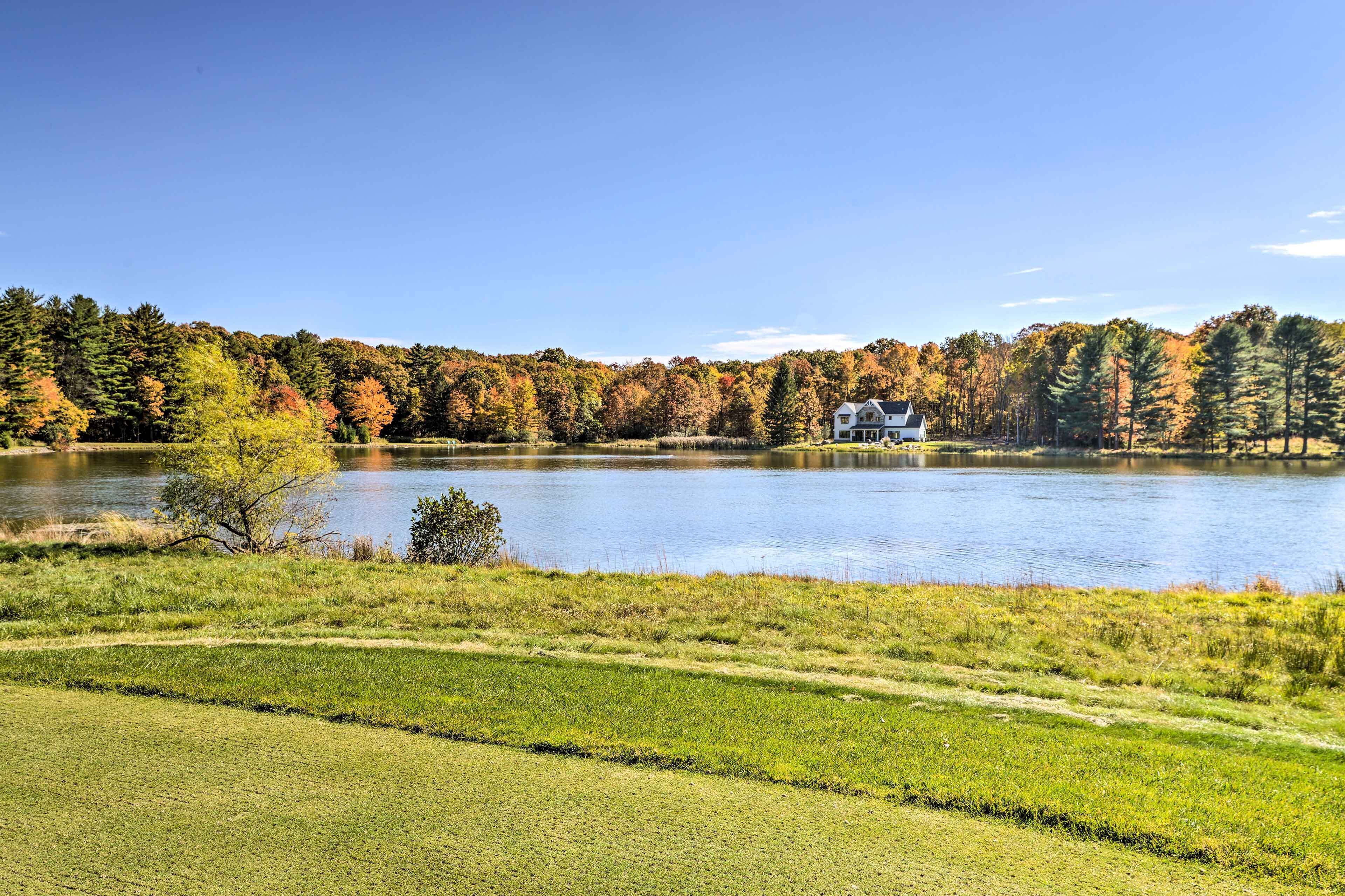 Farmington A-frame w/ Lake Access & Fire Pit!
