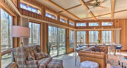 Walk to Big Bass Lake: Family Home w/ Deck!