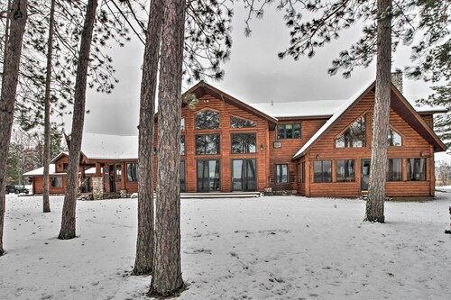 Dock, Fire Pit & Beach! Expansive Ruth Lake Home