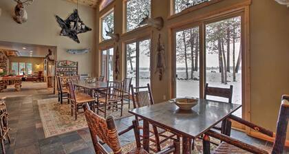 Expansive Ruth Lake Home w/ Dock, Fire Pit & Beach
