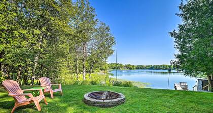 Lakefront Hideaway w/ Dock, Kayaks, Fire Pit!