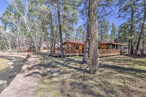 Exterior - Lovely Creekside Ruidoso Home w/ Hot Tub & Deck! (Ruidoso)