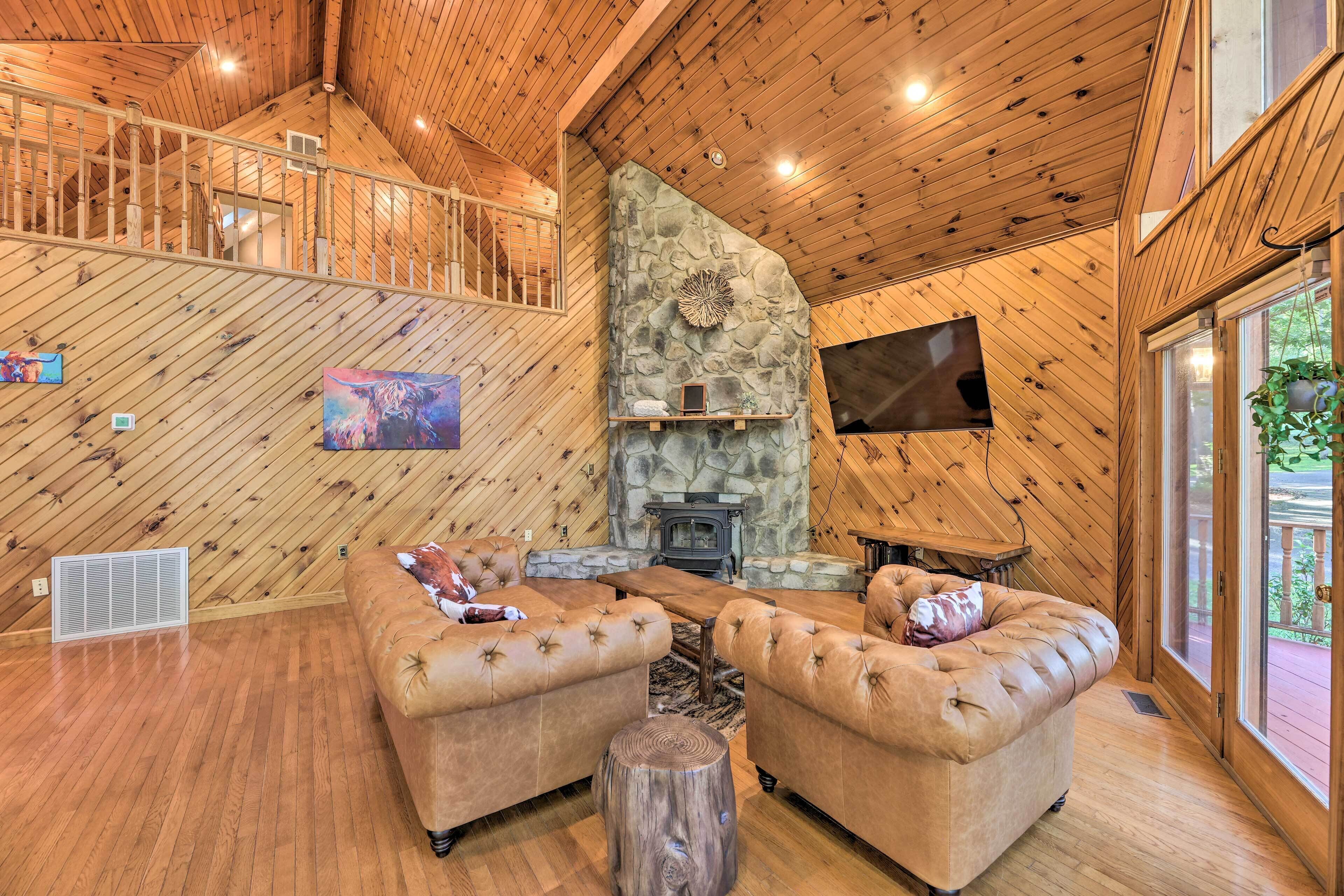 Majestic Caldwell Retreat w/ Wraparound Deck!