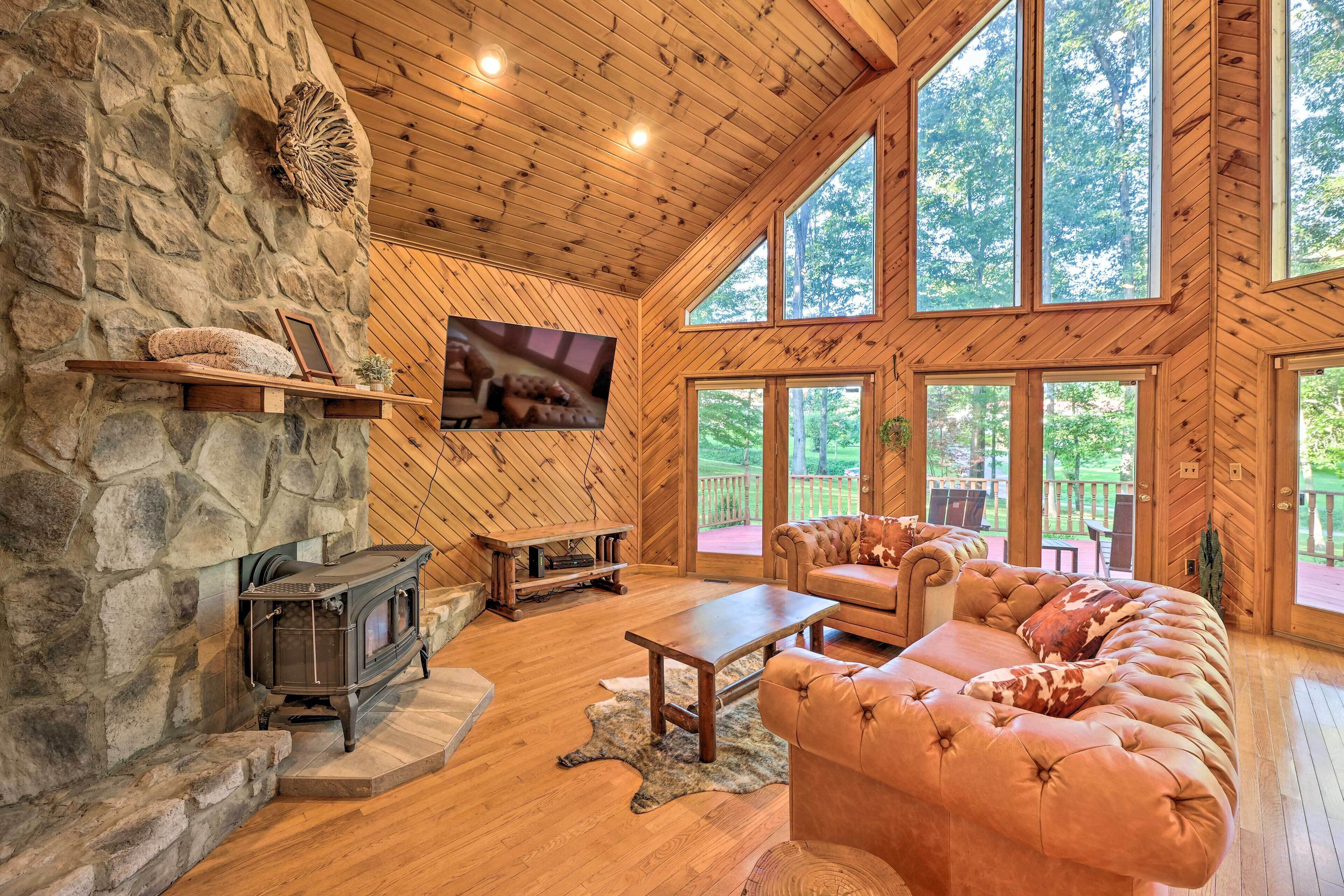 Majestic Caldwell Retreat w/ Wraparound Deck!