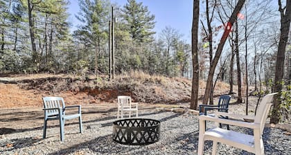 Modern Cabin w/ Fire Pit < 3 Mi to Trails!