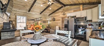 Modern Cabin w/ Fire Pit < 3 Mi to Trails!